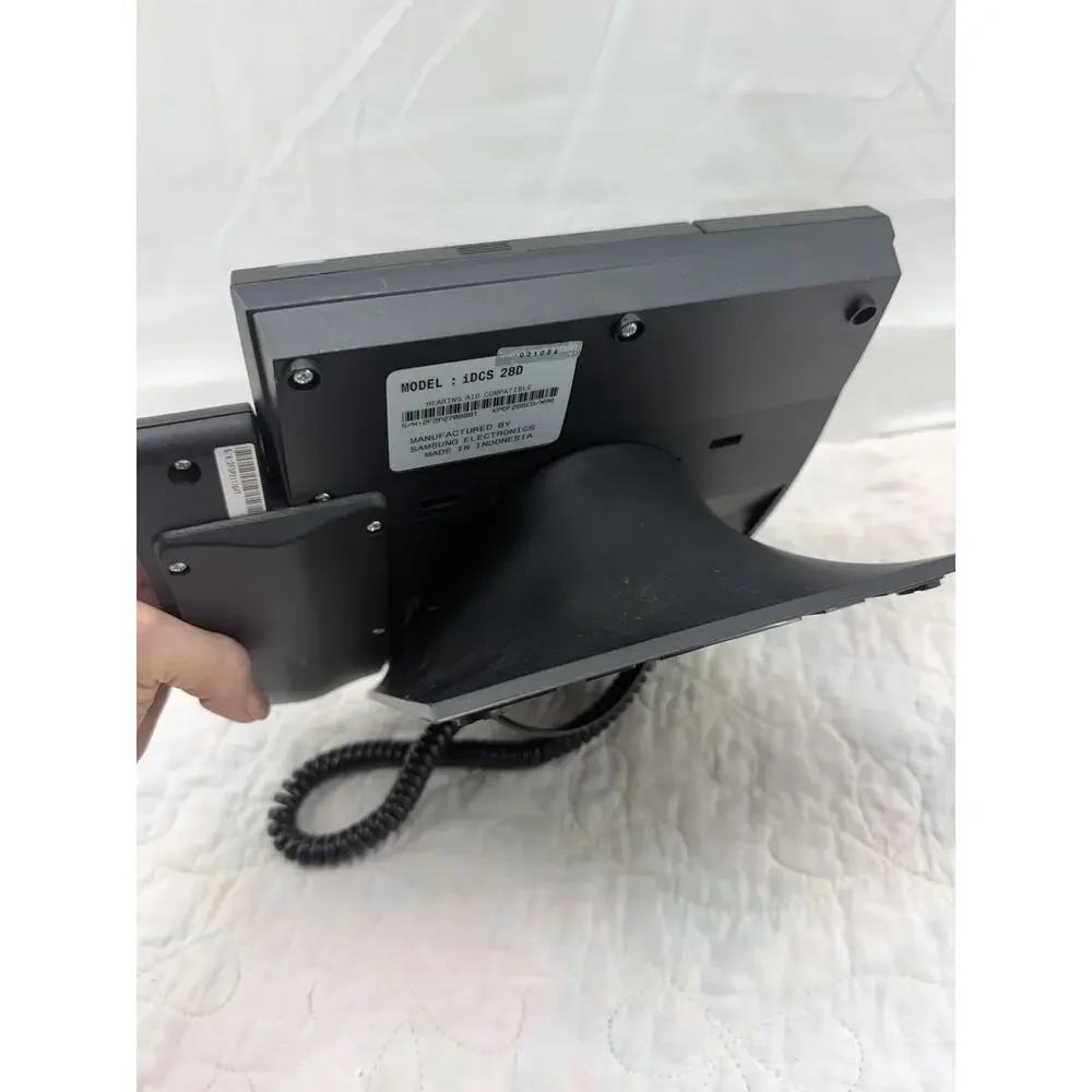 Samsung iDCS 28D Phone Falcon with Stand and iDCS KDBF Speaker Phone Module-Work